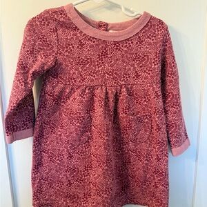 Gymboree Pink Long Sleeve Floral dress baby girl
